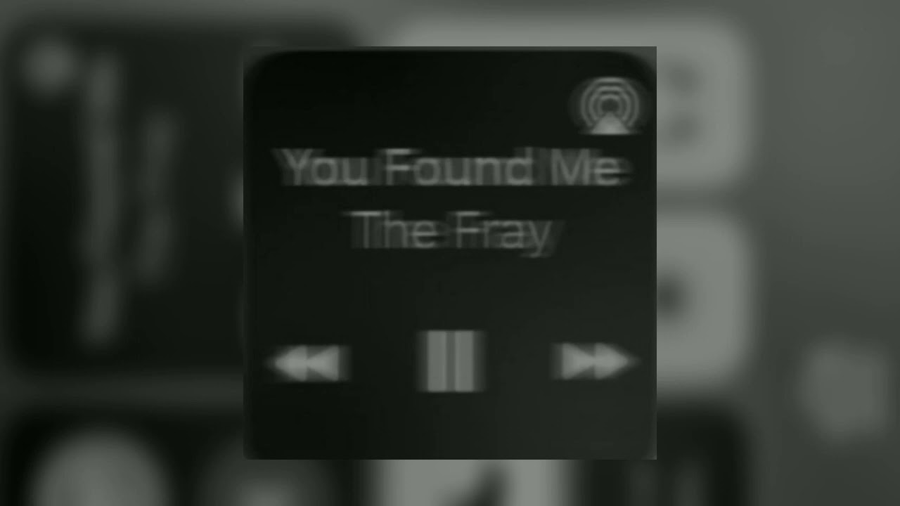 The Fray - You Found Me (sped up)