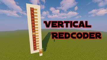 1.16+ Vertical Redcoder | Signal Strength decoder [ Minecraft 1.16+ ]