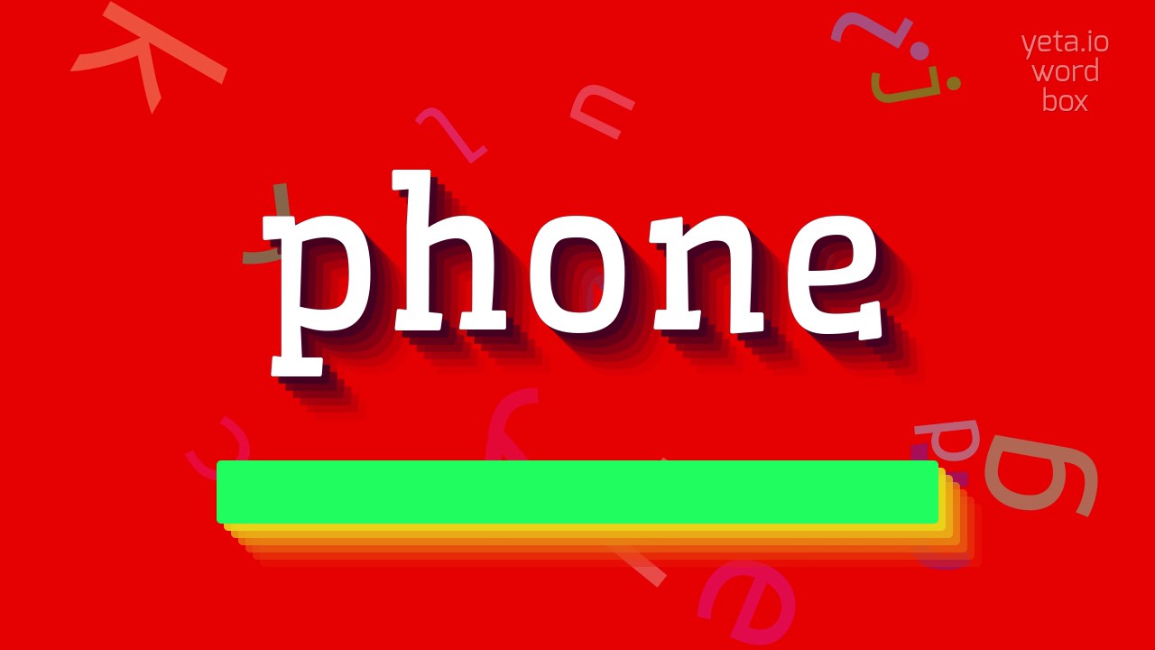 How To Say phone High Quality Voices YouTube How To Say phone High Quality Voices YouTube