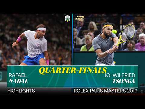 Nadal vs Tsonga 2019 Extended Highlights | Rolex Paris Masters