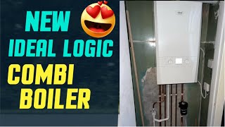 Installing the new IDEAL LOGIC combi boiler