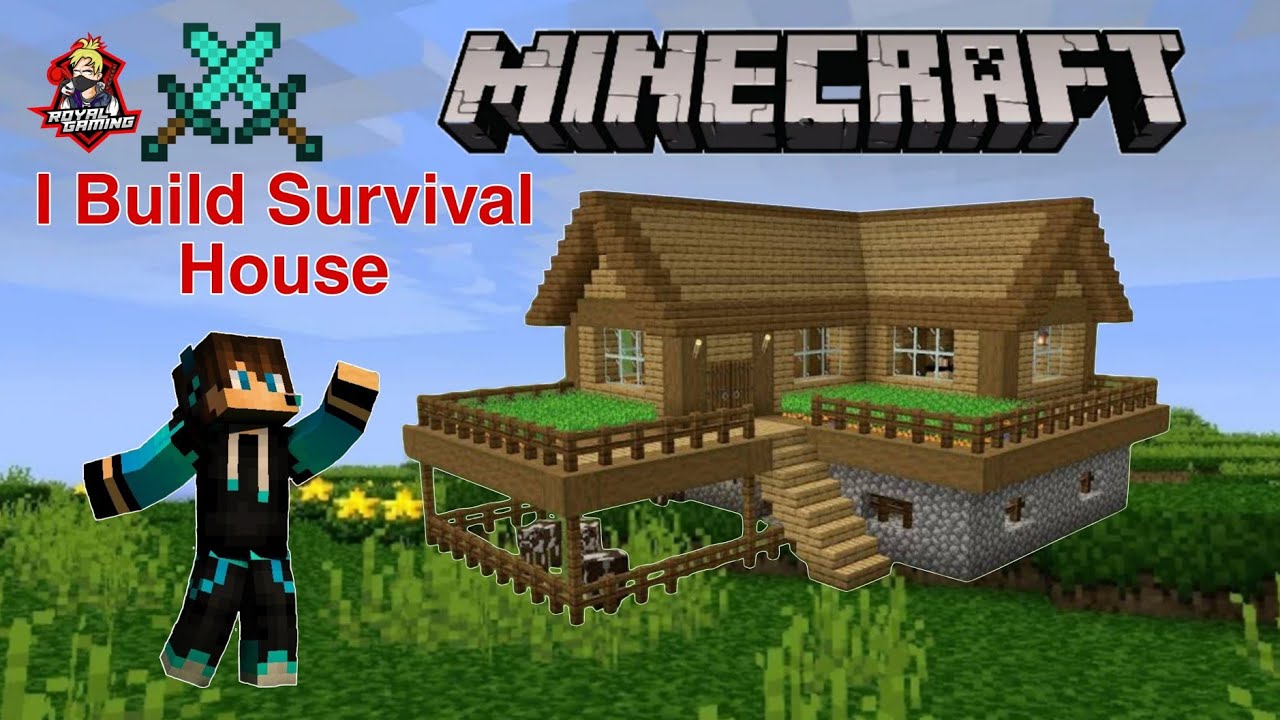 I Build Survival House || Minecraft Survival Series || (Episode 2 ...