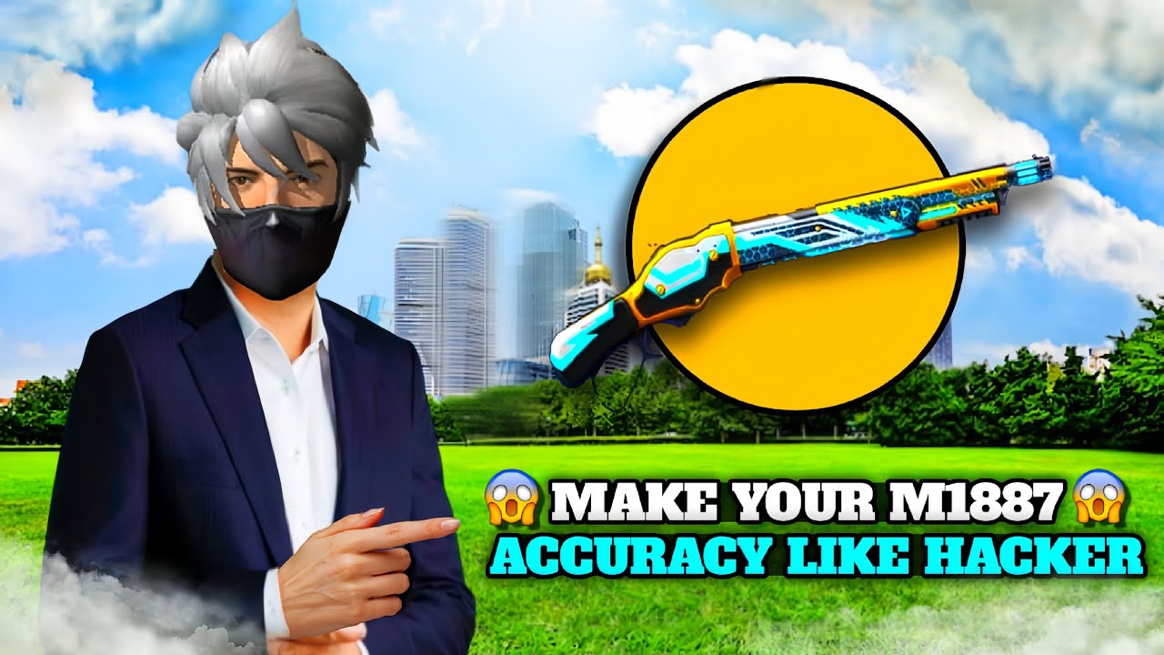 SECRET M1887 ONLY RED NUMBER TIPS AND TRICKS 🤯 || MAKE YOUR M1887 ACCURACY LIKE HACKER 😱 ||