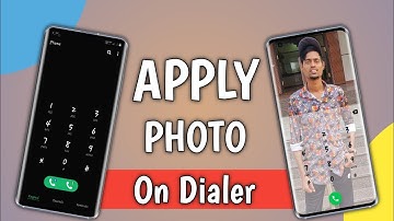 How To Change The Dialpad Background Using Your Own Photo 😱 | In Hindi