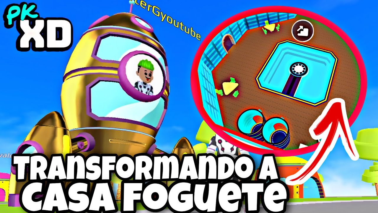 PK XD - DECORANDO MINHA CASA FOGUETE NO PK XD !! NOVAS ATUALIZAÇÕES