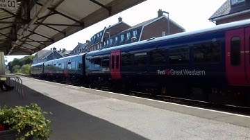 Great Western Railway Class 166 arrives and departs at Dorchester West bound for Gloucester | 7/8/19