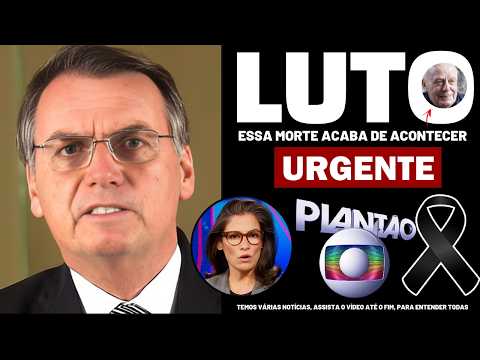 👉 MORREU AGORA HÁ POUCO.. │ Jair Bolsonaro, notícia chega.. │ Renata Vasconcellos, notícia..