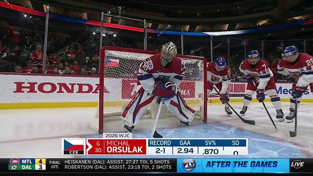 Jan.04/2026 IIHF World Junior Championship SF   Czechia - Canada