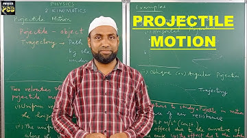 PROJECTILE MOTION | #Kinematics | 11th Physics @siddeeqbasha