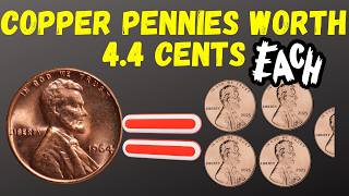 Copper Pennies Worth 4.4 Cents