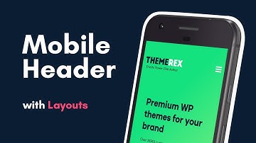 Create a Mobile Header with Layouts Builder
