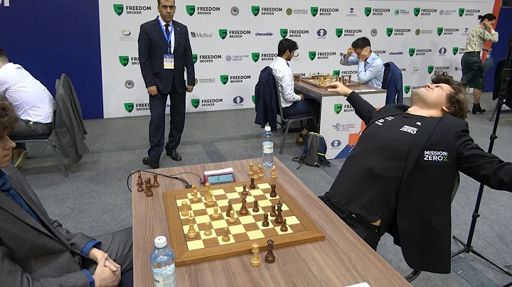 Magnus Carlsen's shocking blunder | vs Artemiev | ...