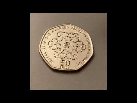 Hundred Years Of Girlguiding 50 Pence British Coin #SHORTS