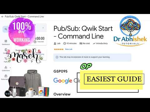 Pub/Sub: Qwik Start - Command Line | march 2026 | #GSP095 #qwiklabsarcade2026