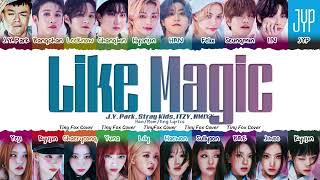 Jyp, Stray Kids, Itzy, Nmi - Like Magic Cover