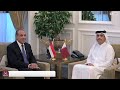 Ministerpräsident und Außenminister empfängt den ägyptischen Außenminister