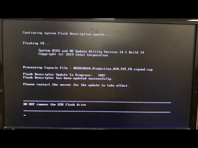 Intel® Server Board S2600WF Family BIOS and Firmware Update for