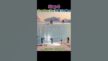 Ep.0 Step 8  🧊Creating the Wall Outline ❄️🏗️#miniature #ice #build #architecture #asmr #ai
