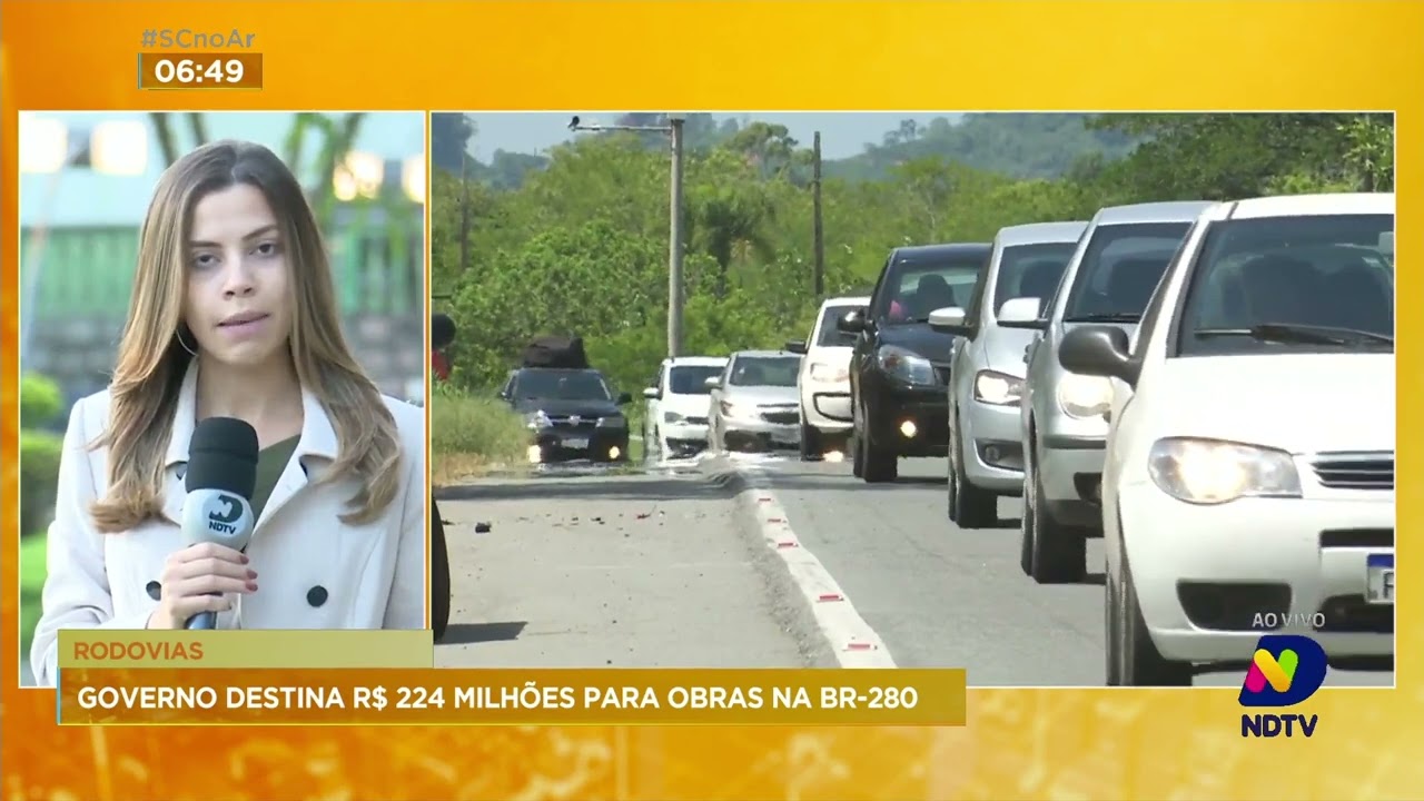 Ministério confirma complemento de R$ 224 milhões para duplicação da BR-280