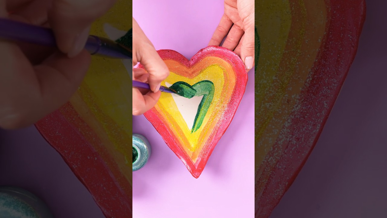 DIY Rainbow Heart for Kids ❤️