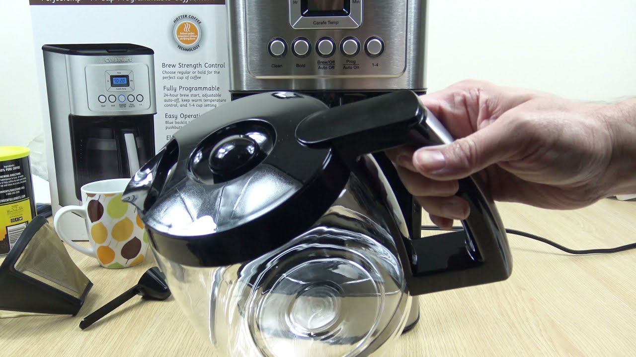 Cuisinart Programmable Coffeemaker Demo 