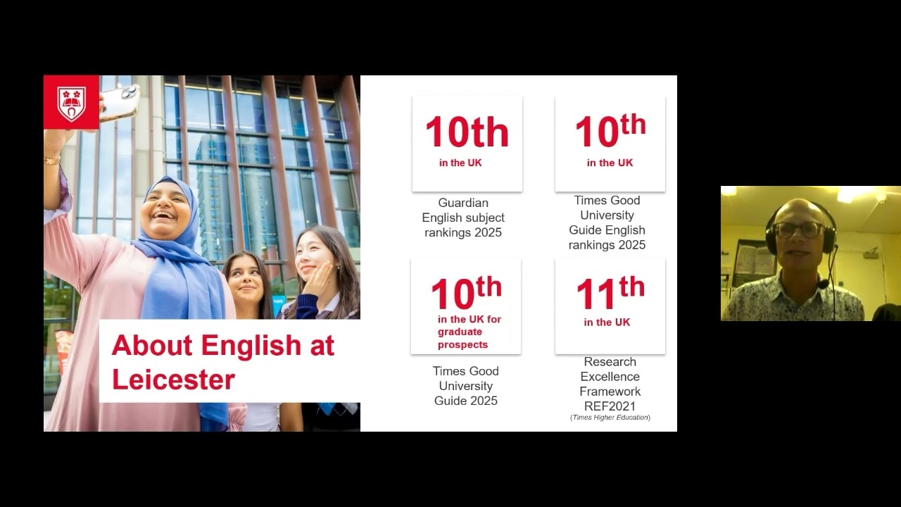 English at the University of Leicester