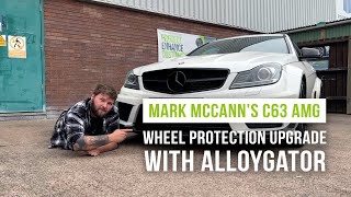 Mark McCann's C63 AMG Gets AlloyGator Alloy Wheel Protection!