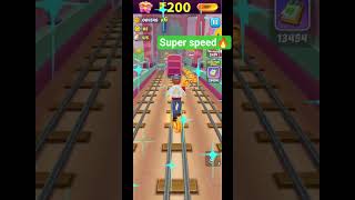 Super speed🔥 🔥 Subway Princess So  Addictive #shorts #subway city#gaming #gamingshorts