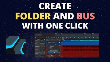 Studio One 6.2: Create Folder & Bus - We have waited for this feature for years!