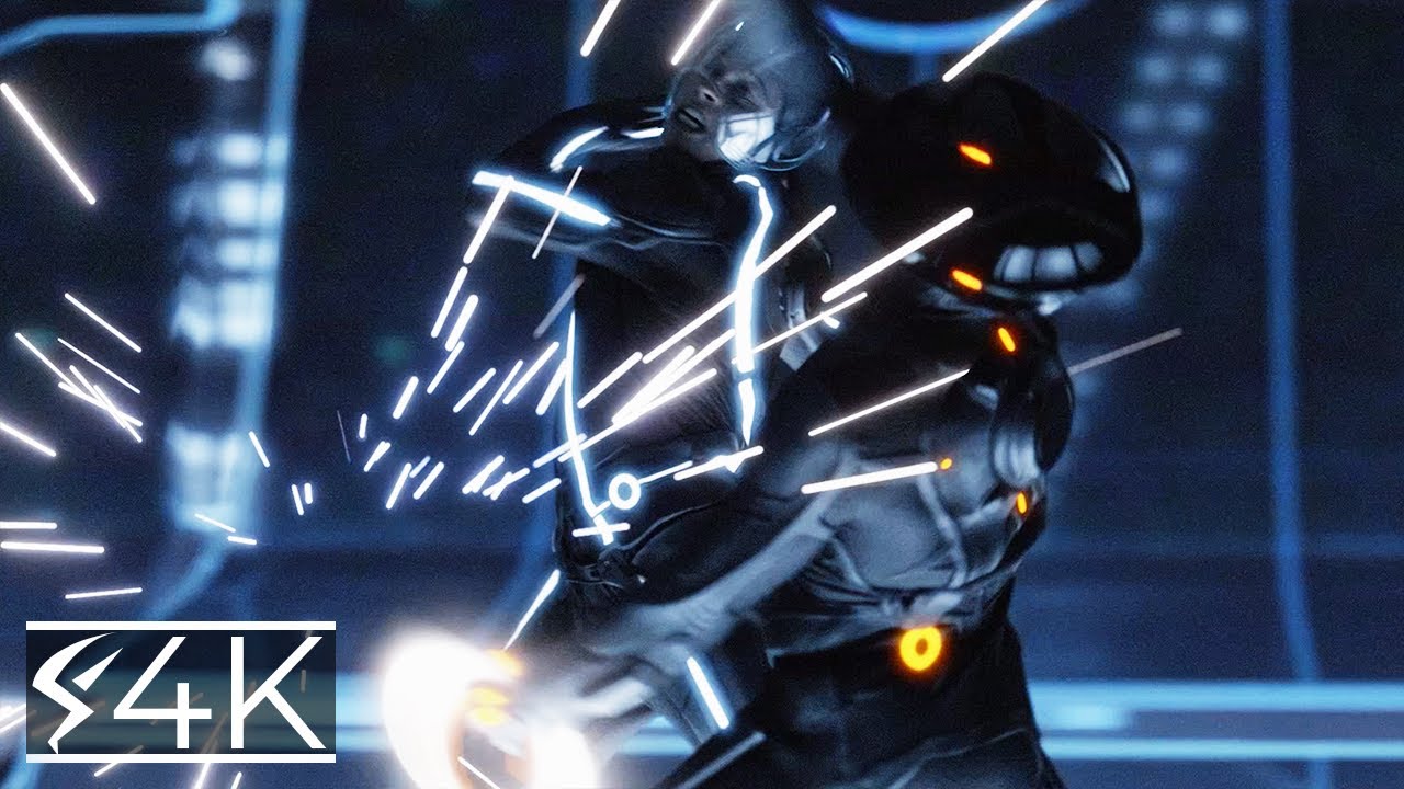TRON - Rinzler VS Sam (4K)