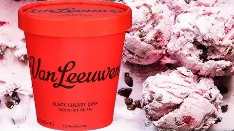 Van Leeuwen Black Cherry Chip Ice Cream Tasting