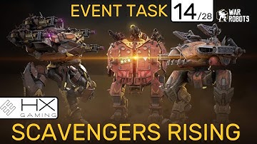 War Robots - How to solve Event task #14 "Newbie Scavenger (14/28)" - SHORT
