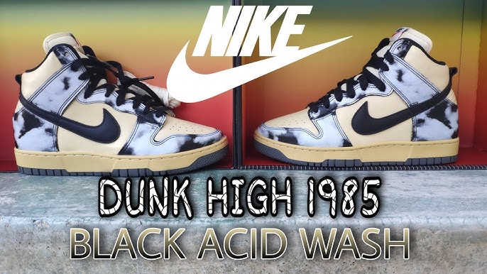 EARLY REVIEW: Nike Dunk High 1985 BLACK ACID WASH 