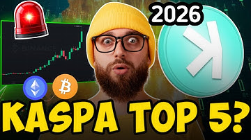 KASPA TO TOP 5 CRYPTO? + Why Altcoin Pain Could Mean 2026 EXPLOSION 🚀