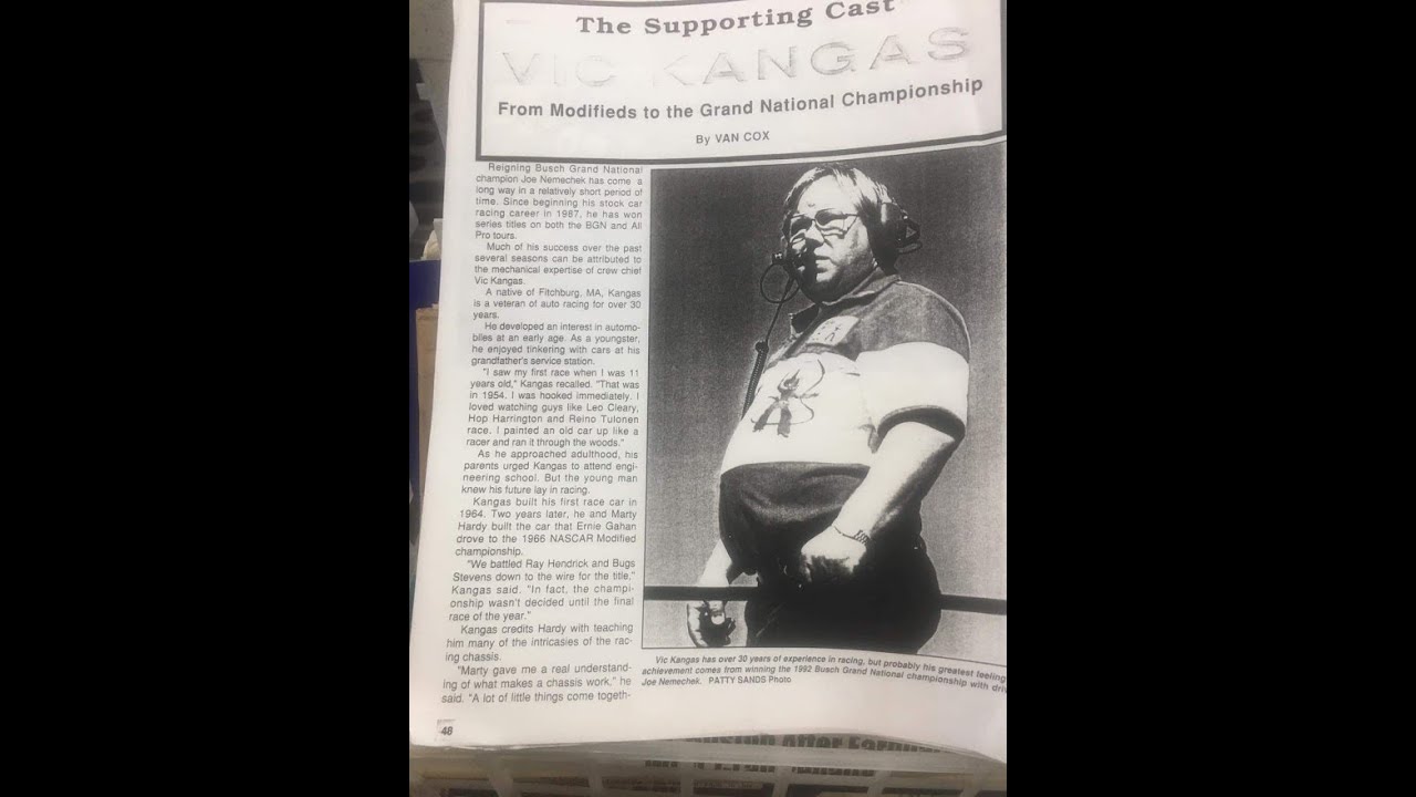 Vic Kangas Racing History part 1 Daughter of a Chassis Man