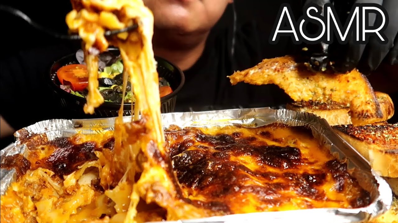 [ASMR] LAZANYA MUKBANG | EATING SOUNDS