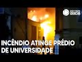 Incêndio atinge prédio da Universidade Federal do Rio Grande do Sul