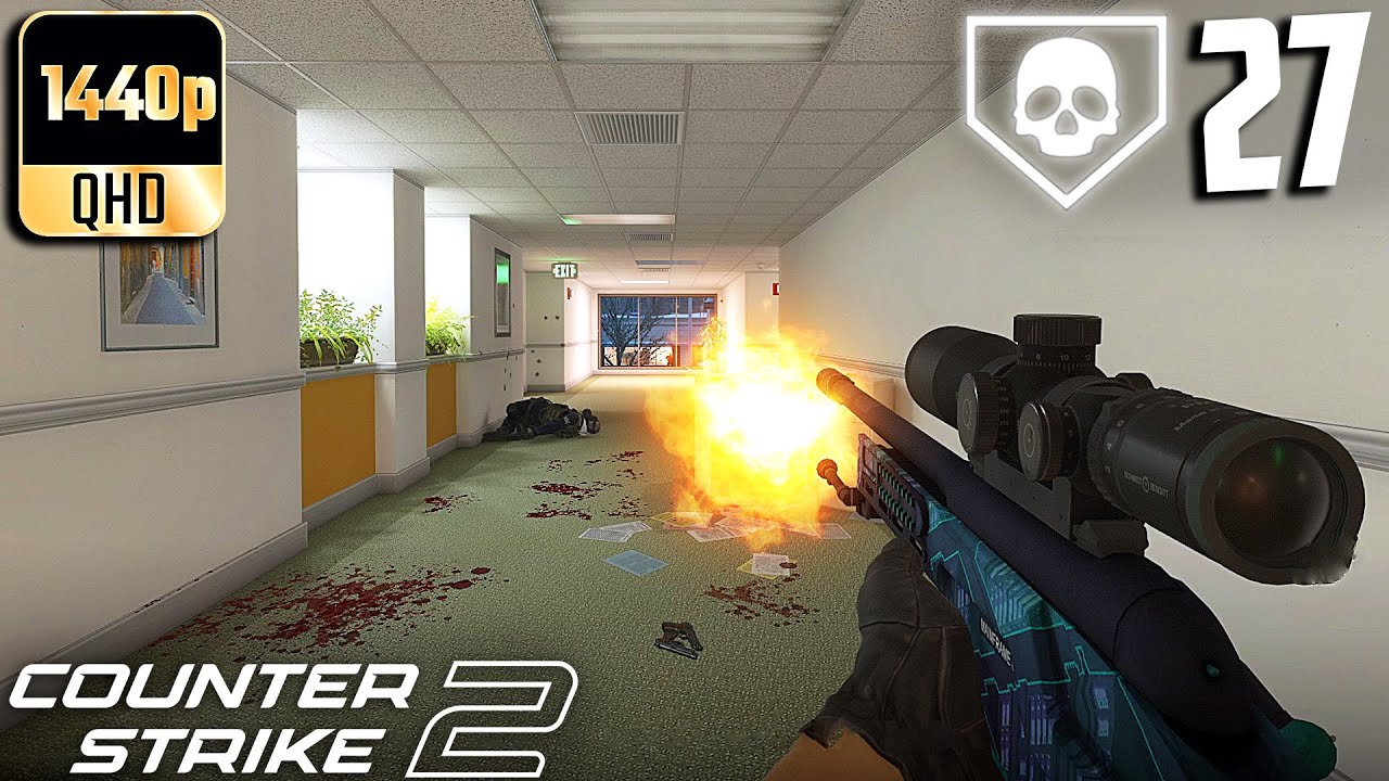 CS2- 27 Kills On Office Competitive Full Gameplay #76! (No Commentary)