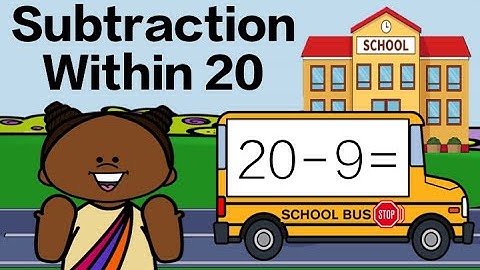 Subtract Within 20 Fact Fluency: Back to School Math Brain Break