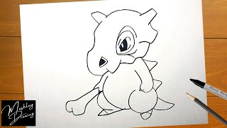 How to Draw Cubone from Pokemon How to Draw Cubone from Pokemon