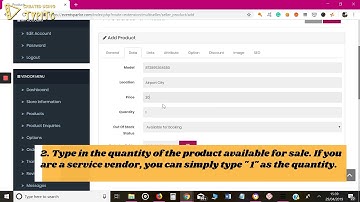 How to add a product part 2 - The Data tab
