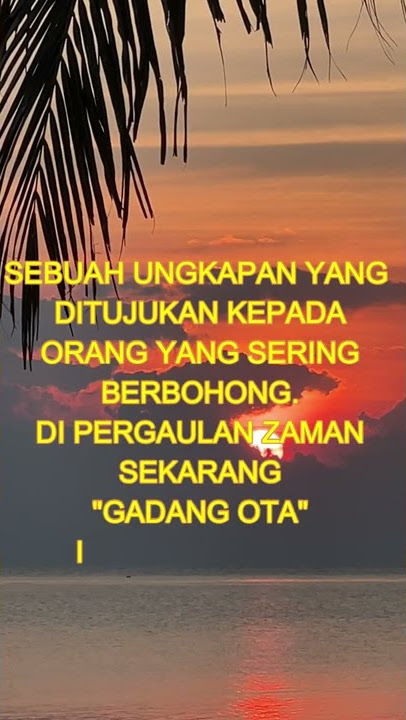 GADANG OTA #MINANGKABAU #OTALAPAU #PADANG #URANGAWAK #PITUAH #BUKITTINGGI #SHORTS
