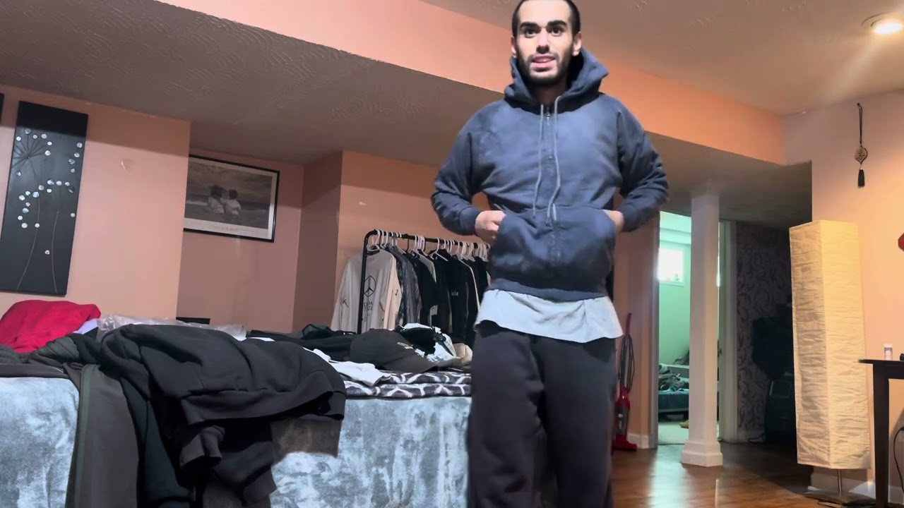 YZY GAP LA H14B Zip Up Hoodie Poetic Black Review