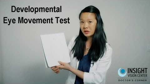 Oculomotor Dysfunction or Eye Tracking problems