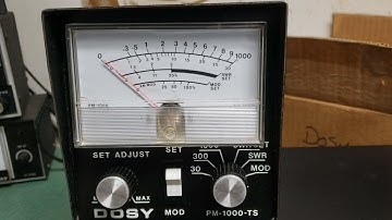 Dosy PM1000 TS SWR Power Cb Ham Radio Wattmeter Test Center Station