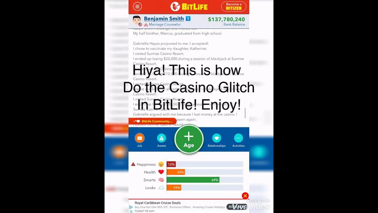 How to earn money fast in BitLife! BitLife Casino Glitch Repost