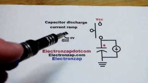 Quick discharging capacitor voltage ramp circuit schematic to breadboard build