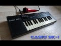 CASIO SK-1 Sampling Keyboard (1985) My first Sampler - YouTube