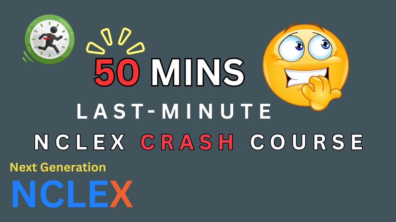 Итоговое занятие по подготовке к экзамену NCLEX: самые важные темы по клиническому суждению за од...