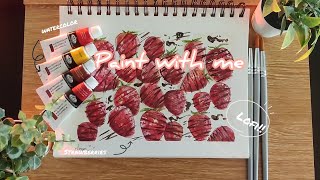 Paint With Me | Chocolate Covered Strawberries